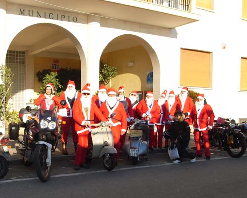 Moto Club Valle Argentina - Babbi Natale a Ospedaletti